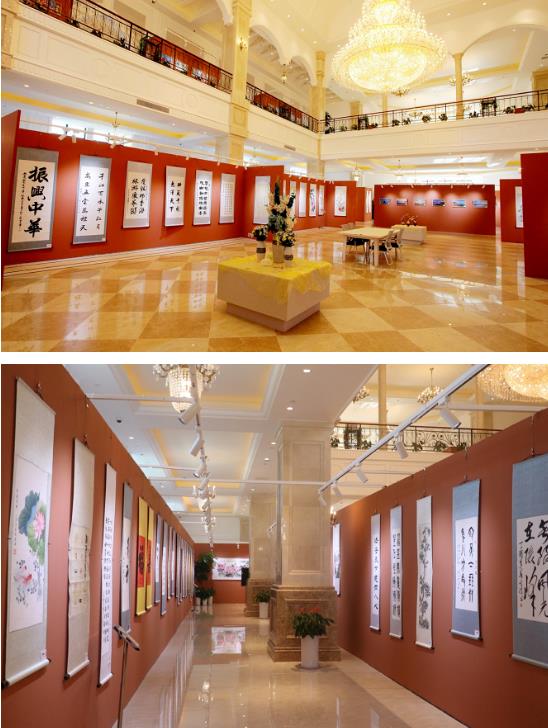业主书画作品展以书画展豪情