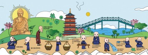 充满泰式风情的长廊