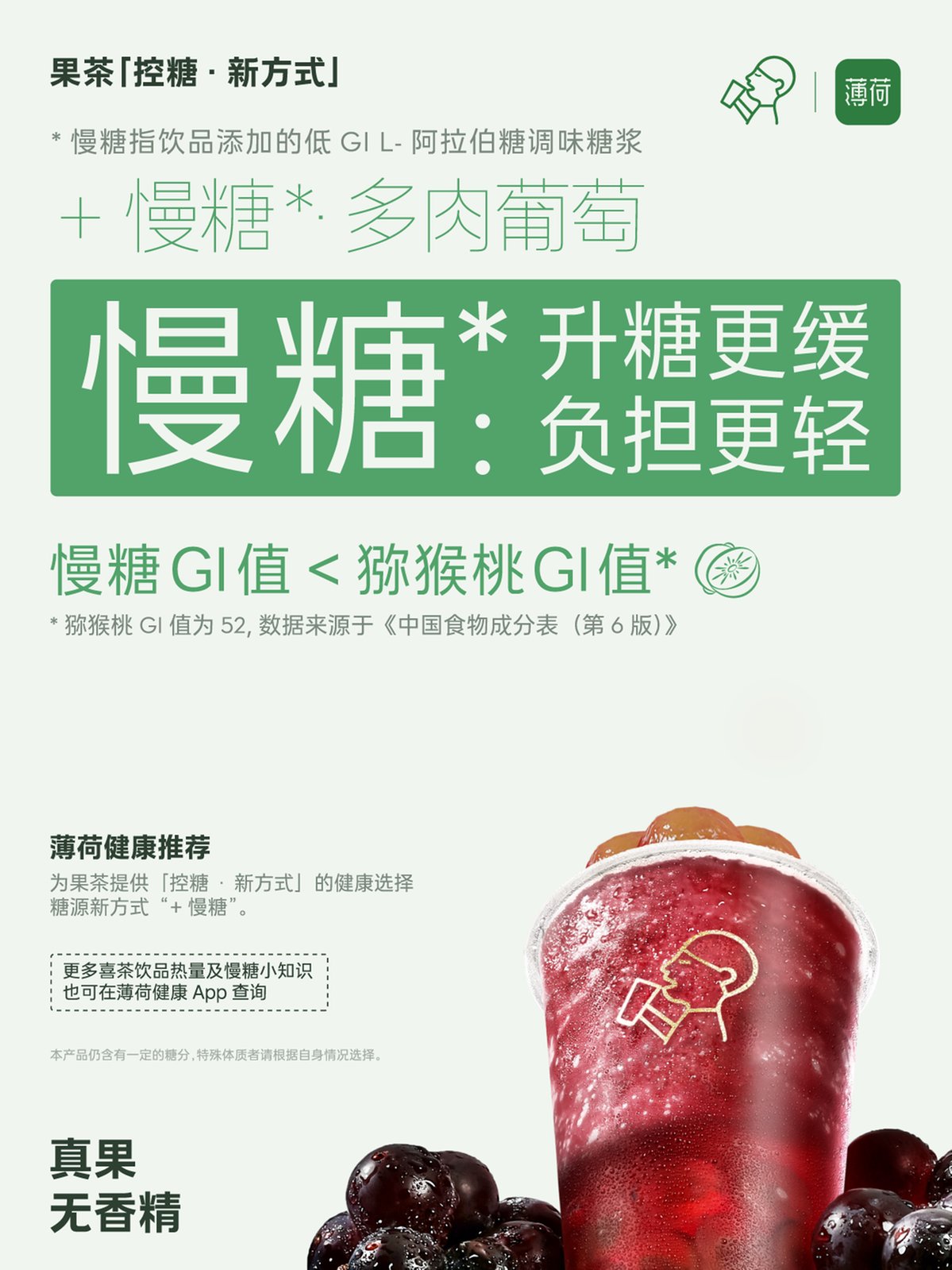 以果茶“控糖·新方式”